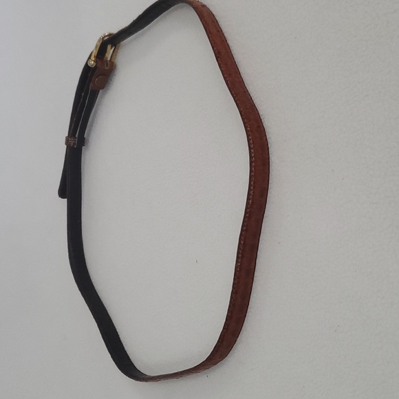 Brown snake skin Leather belt -Size 30" - 33" - Picture 3 of 9